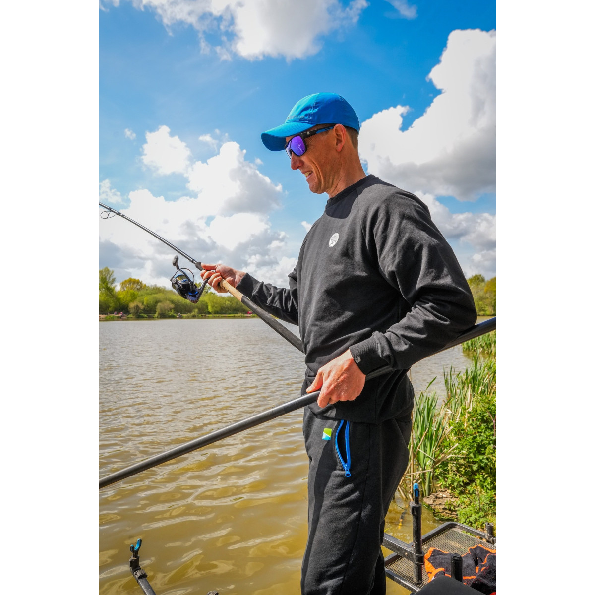 Bluza Preston Black Minimal Sweatshirt