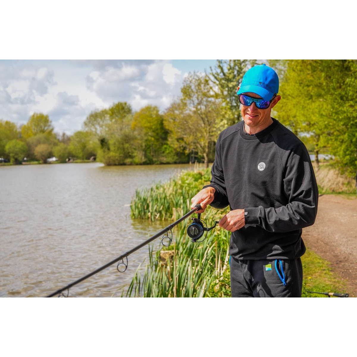 Bluza Preston Black Minimal Sweatshirt