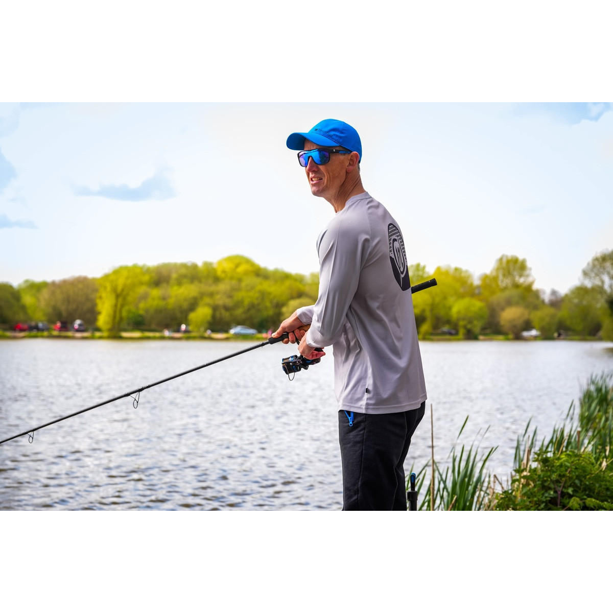 Koszulka Preston Grey Performance Sun Shirt UPF-40