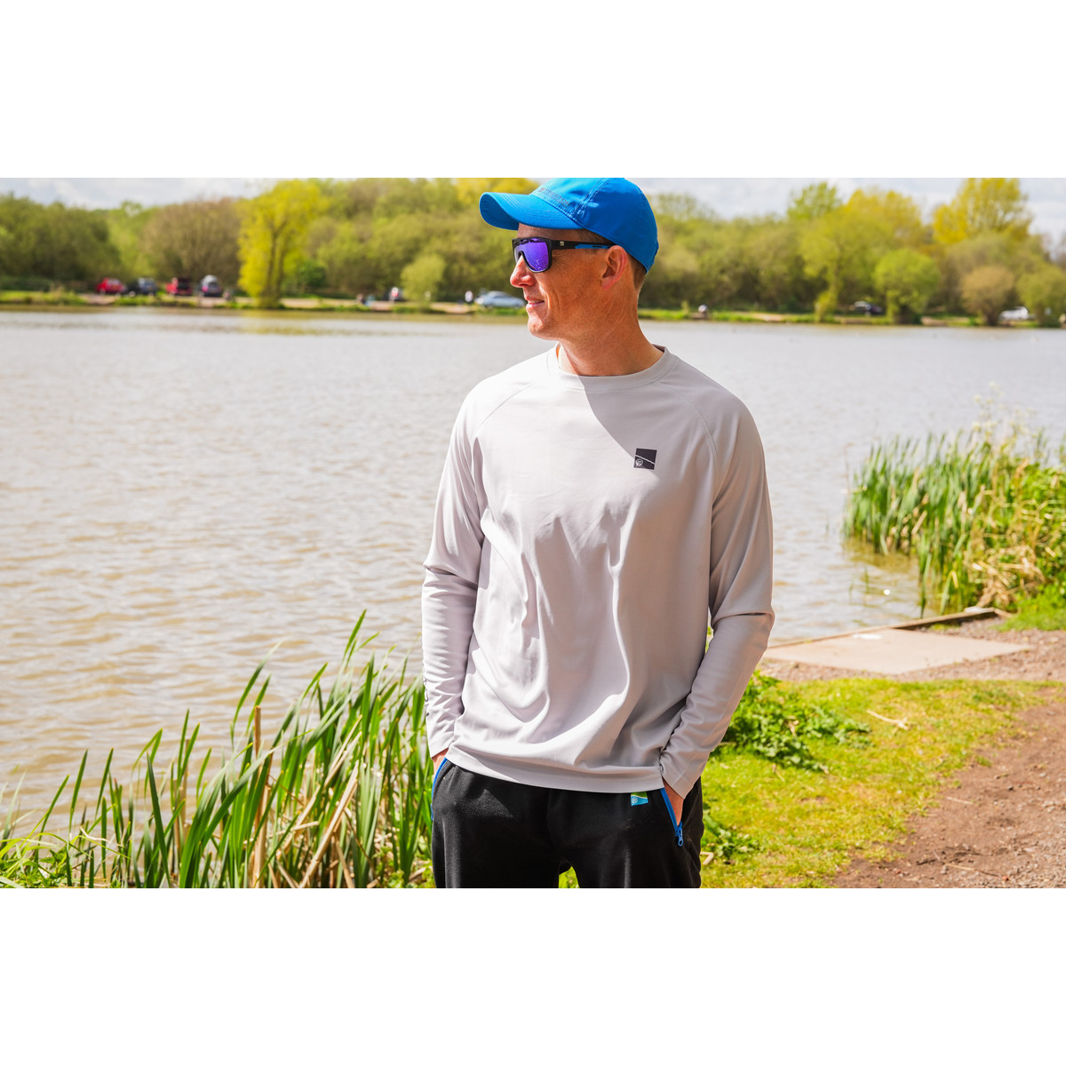 Koszulka Preston Grey Performance Sun Shirt UPF-40