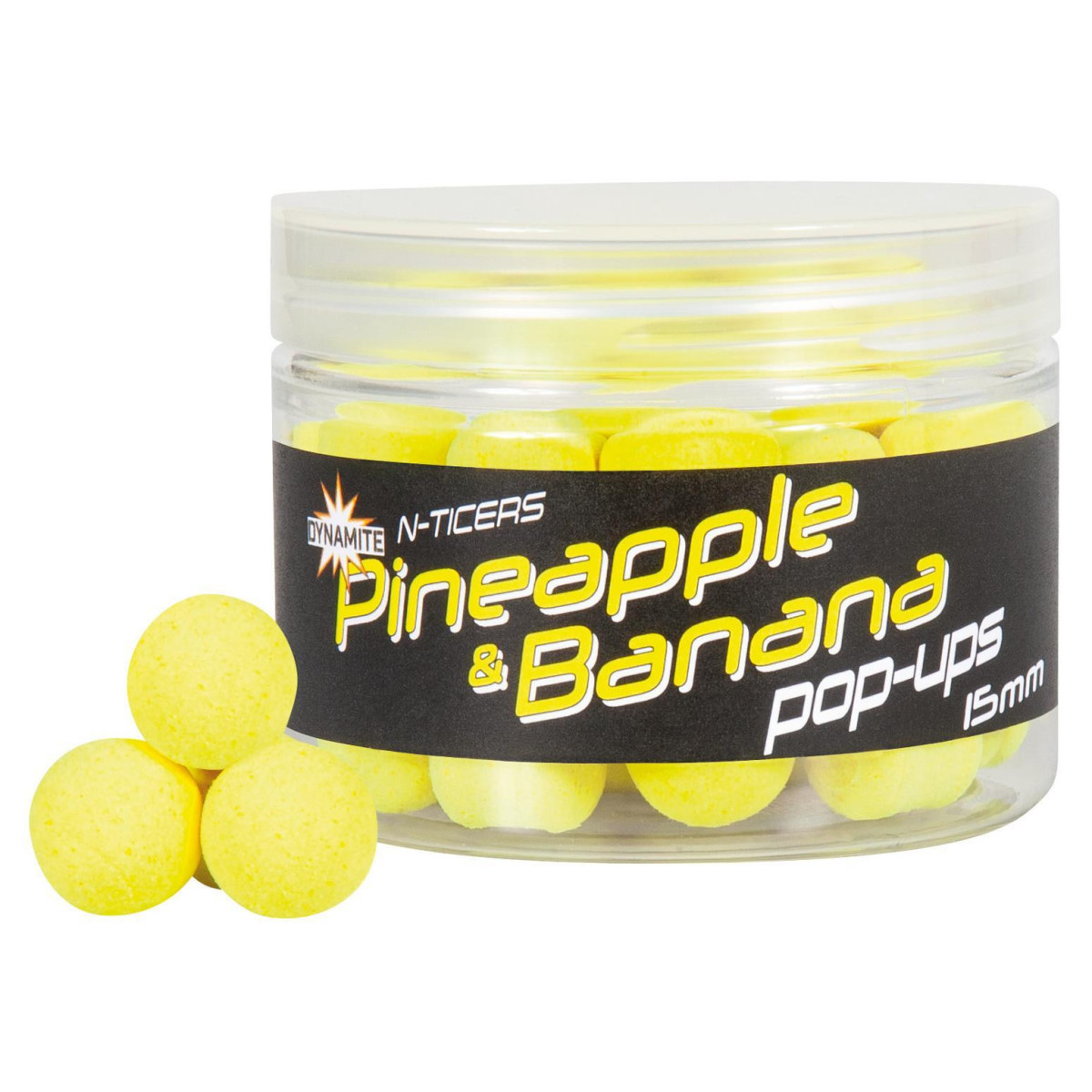 ADY041847 Kulki Dynamite Baits N-Ticers Pop-Ups 15mm - Pineapple & Banana