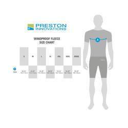 Kurtka Preston Windproof Fleece Jacket - tabela rozmiarów