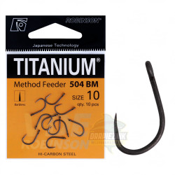 02-V-504BM-14 Haczyki VDE-Robinson Titanium Method Feeder 504BM - roz. 14