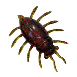 FP-MB13-019 Gumy FishUp Maybug 1.3" - 019 Motor Oil / Red