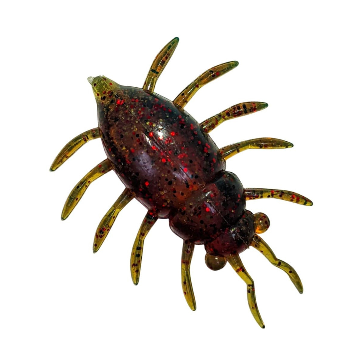 FP-MB13-019 Gumy FishUp Maybug 1.3" - 019 Motor Oil / Red