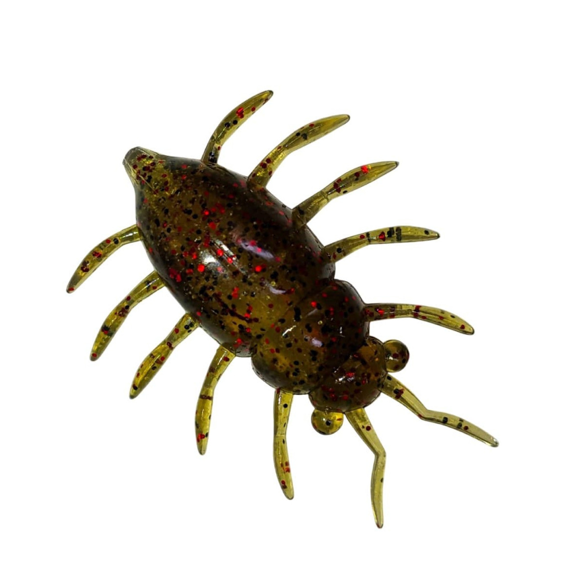 FP-MB13-045 Gumy FishUp Maybug 1.3" - 045 Green Pumpkin / Red & Black