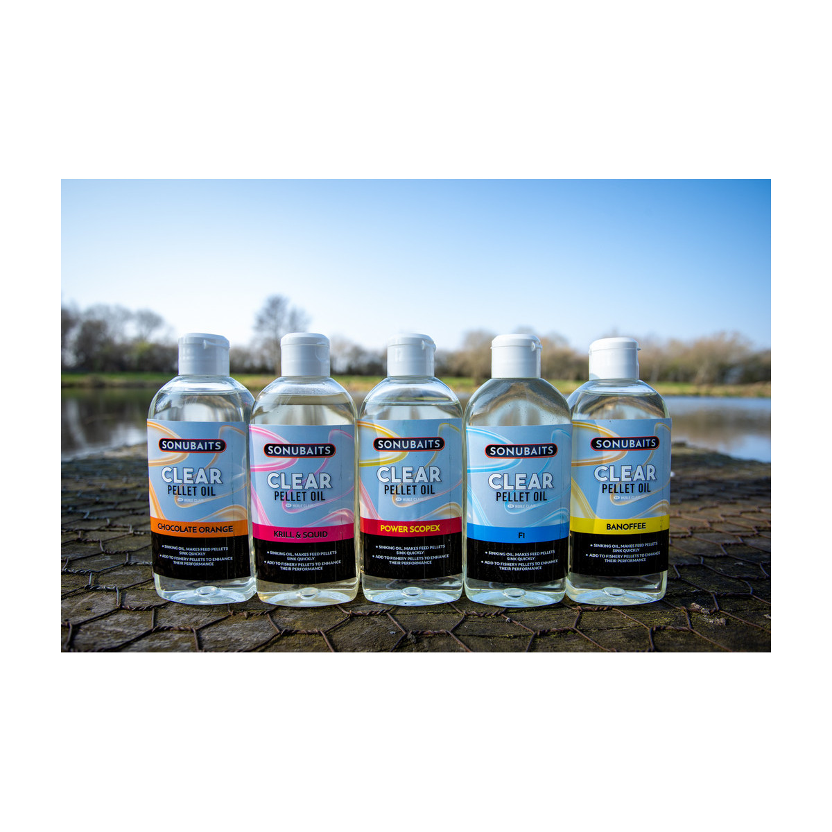 S1850073 Atraktor w płynie Sonubaits Clear Pellet Oil 200ml - F1