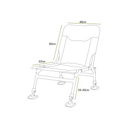 Krzesło Korum Classic Specialist Chair K0300054 - wymiary