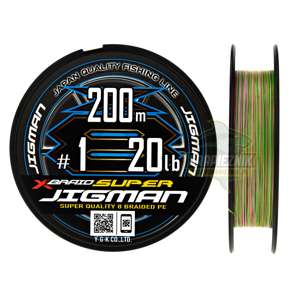 Plecionka YGK X-Braid Super Jigman X8 200m