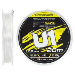 16931206 Fluorocarbon Favorite U1 FC 20m - 40.0 / 1.05mm