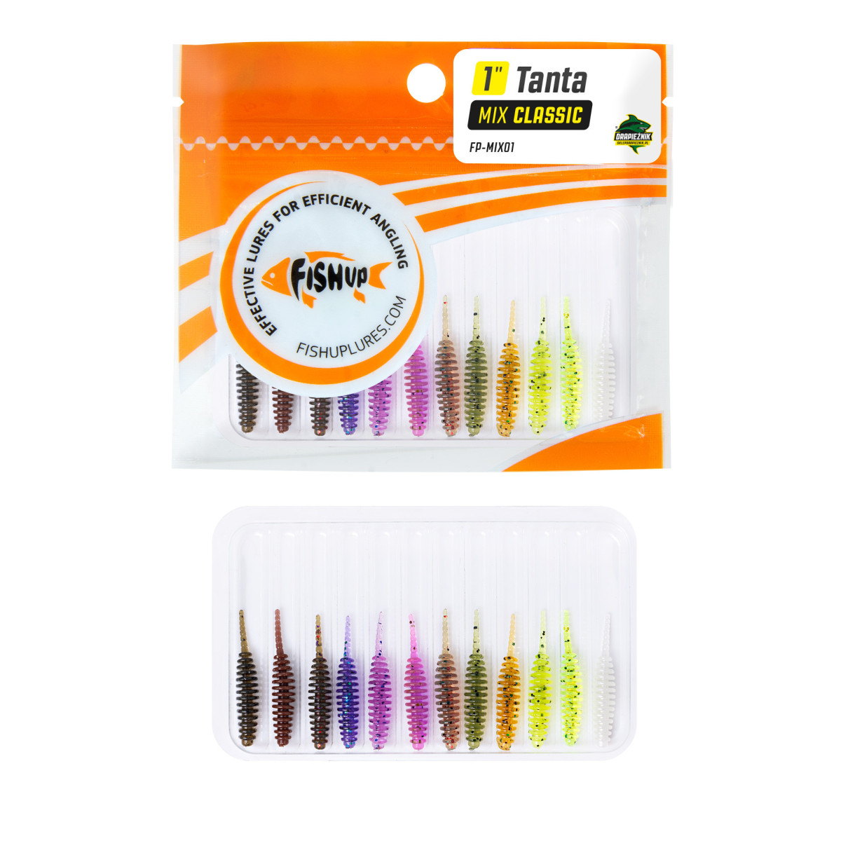 Zestaw gum FishUp Tanta 1" - MIX CLASSIC