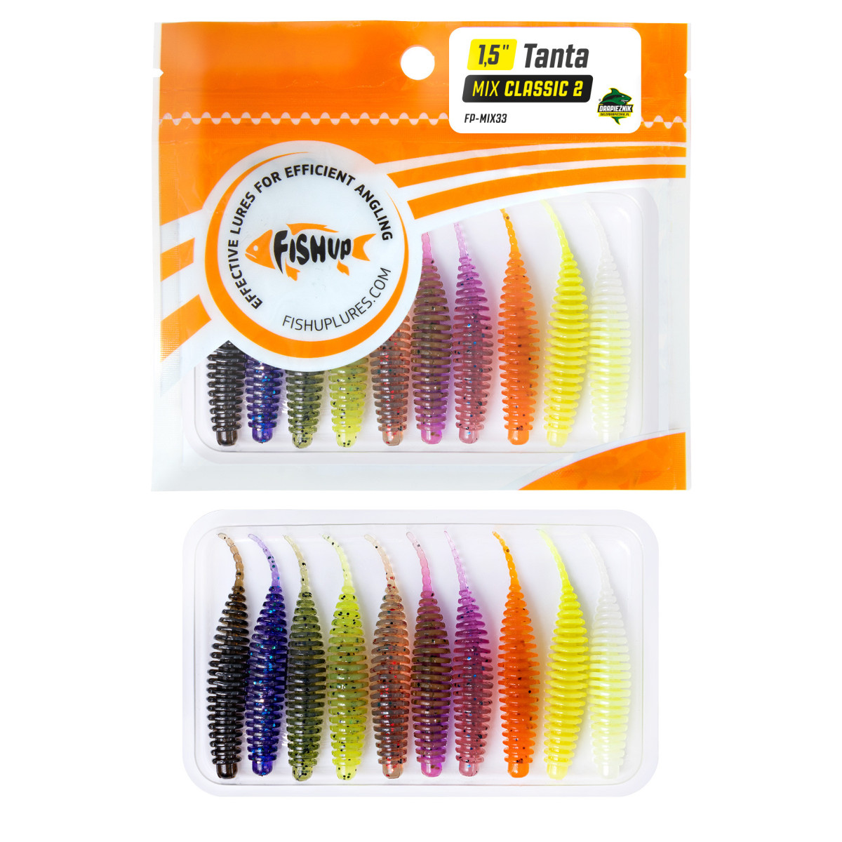 Zestaw gum FishUp Tanta 1.5" - MIX CLASSIC 2