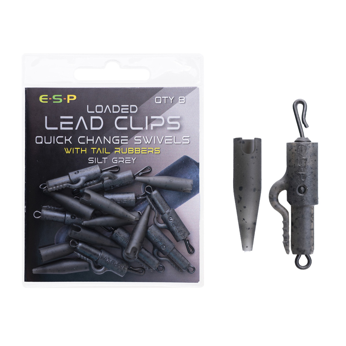 ETAP03 Klipsy ESP Loaded Lead Clip QCS - Grey