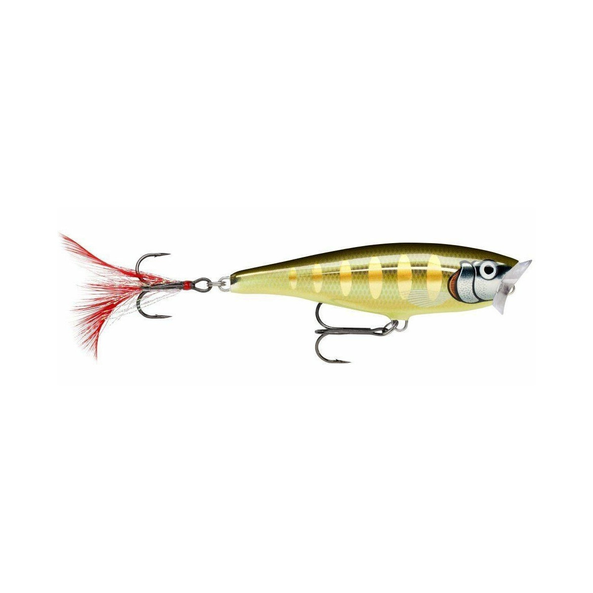 Wobler Rapala Skitter Pop - STGS / Striped Grey Shiner