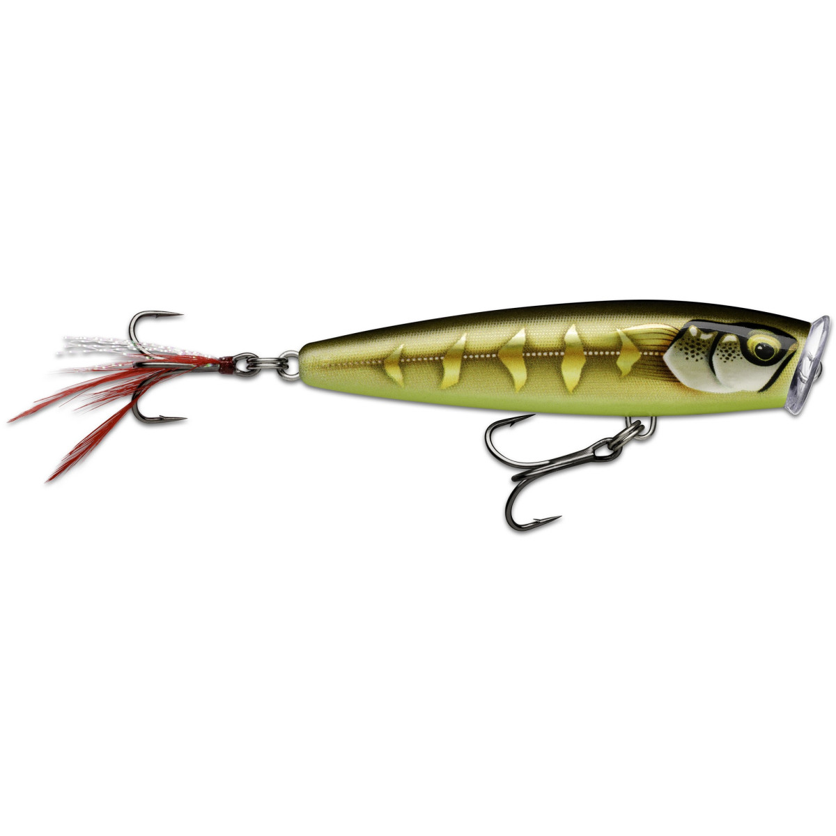 Wobler Rapala Skitter Pop Elite - GDSGS / Gilded Striped Grey Shiner