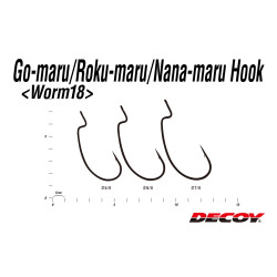Haczyki Decoy Worm 18 Hook