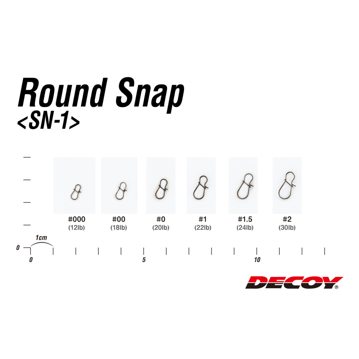 Agrafki Decoy SN-1 Round Snap