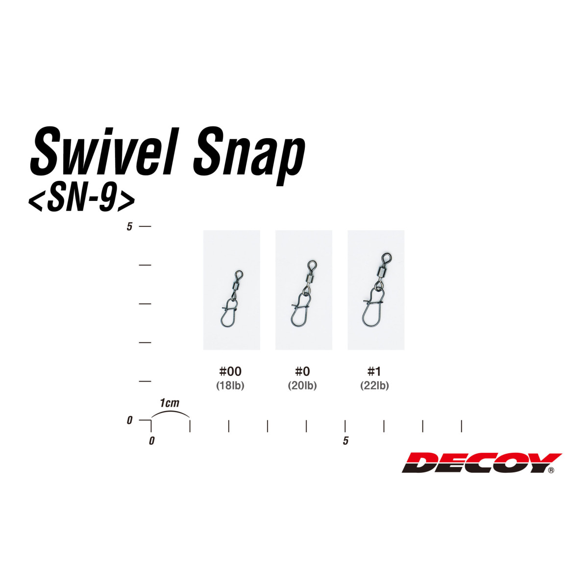 Agrafki z krętlikiem Decoy SN-9 Swivel Snap