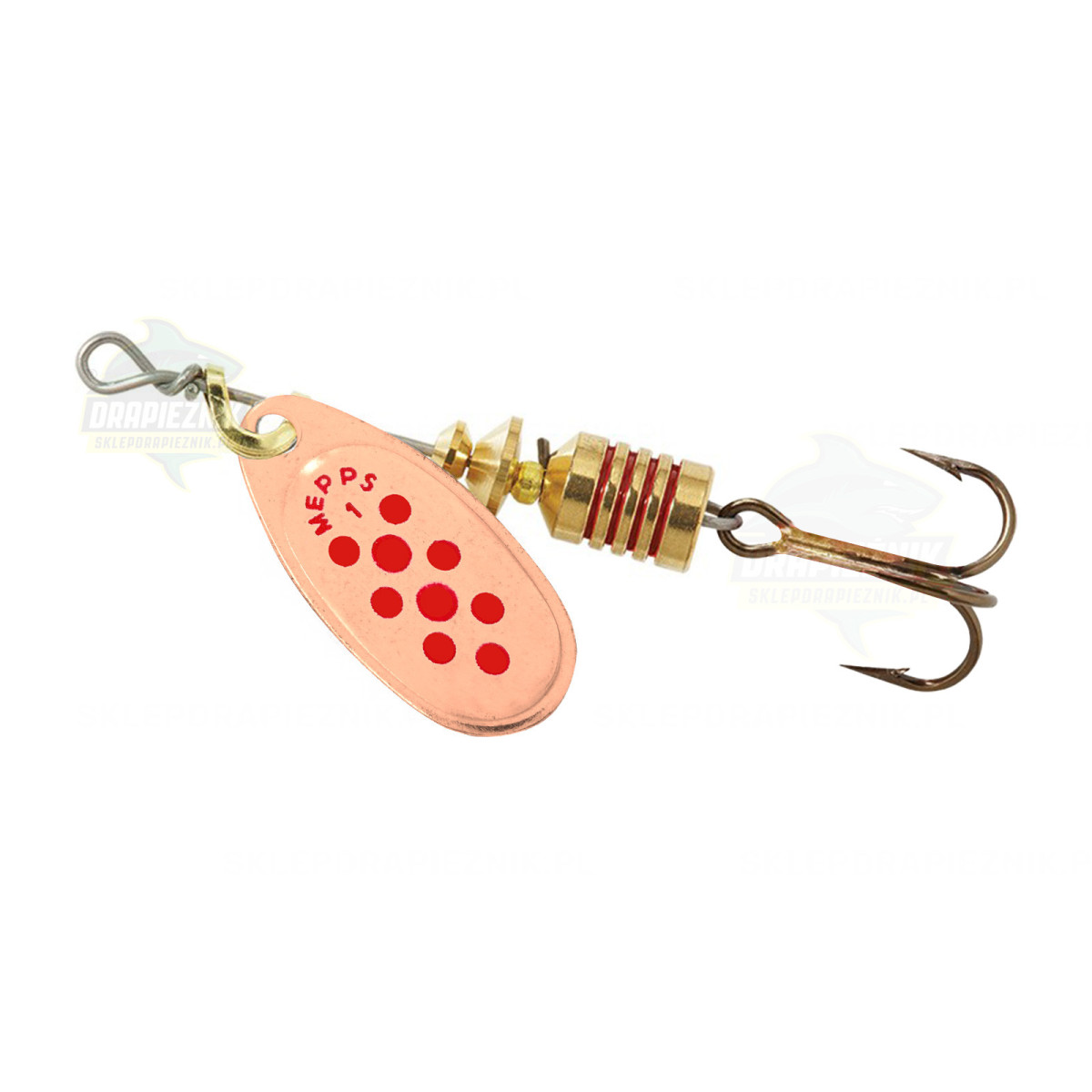Mepps-Comet1Mc Obrotówka Mepps Comet 1 Miedź / Czerwone kropki