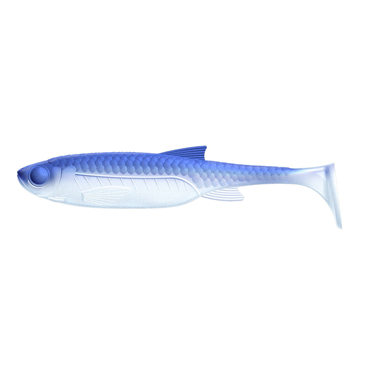 LB-KS5-003 Libra Lures Kraken Shad 5'' 12.5cm 4szt. - 003 / BLUE WHITEFISH