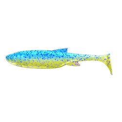 LB-KS5-127 Libra Lures Kraken Shad 5'' 12.5cm 4szt. - 127 / LIME CHARTREUSE BLUE