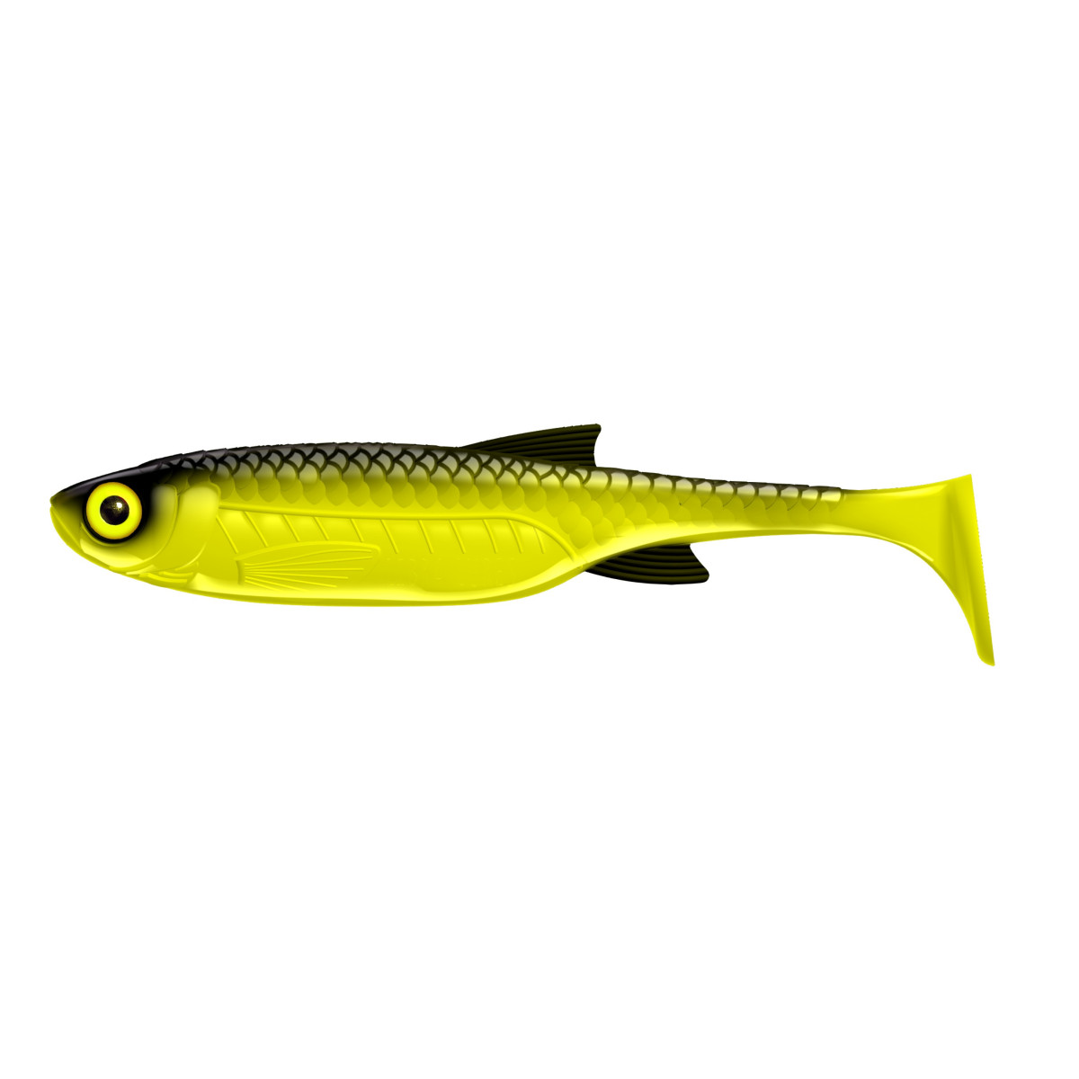 LB-KS8-006 Libra Lures Kraken Shad 8'' 20cm 1szt. - 006 / HOT YELLOW