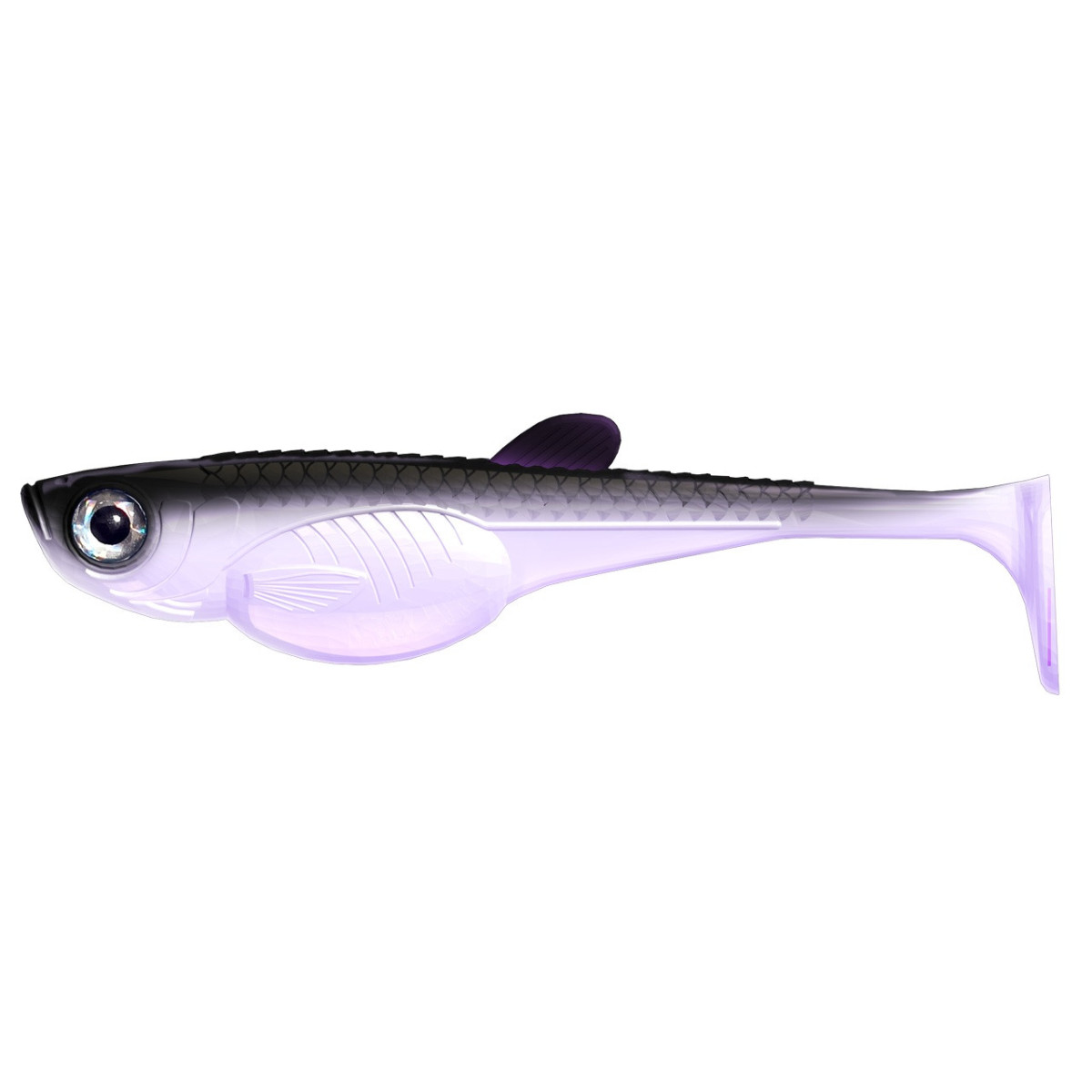 LB-ES8-120 Libra Lures Embrion Shad 8'' 20cm 1szt. - 120 / VIOLET SHINE