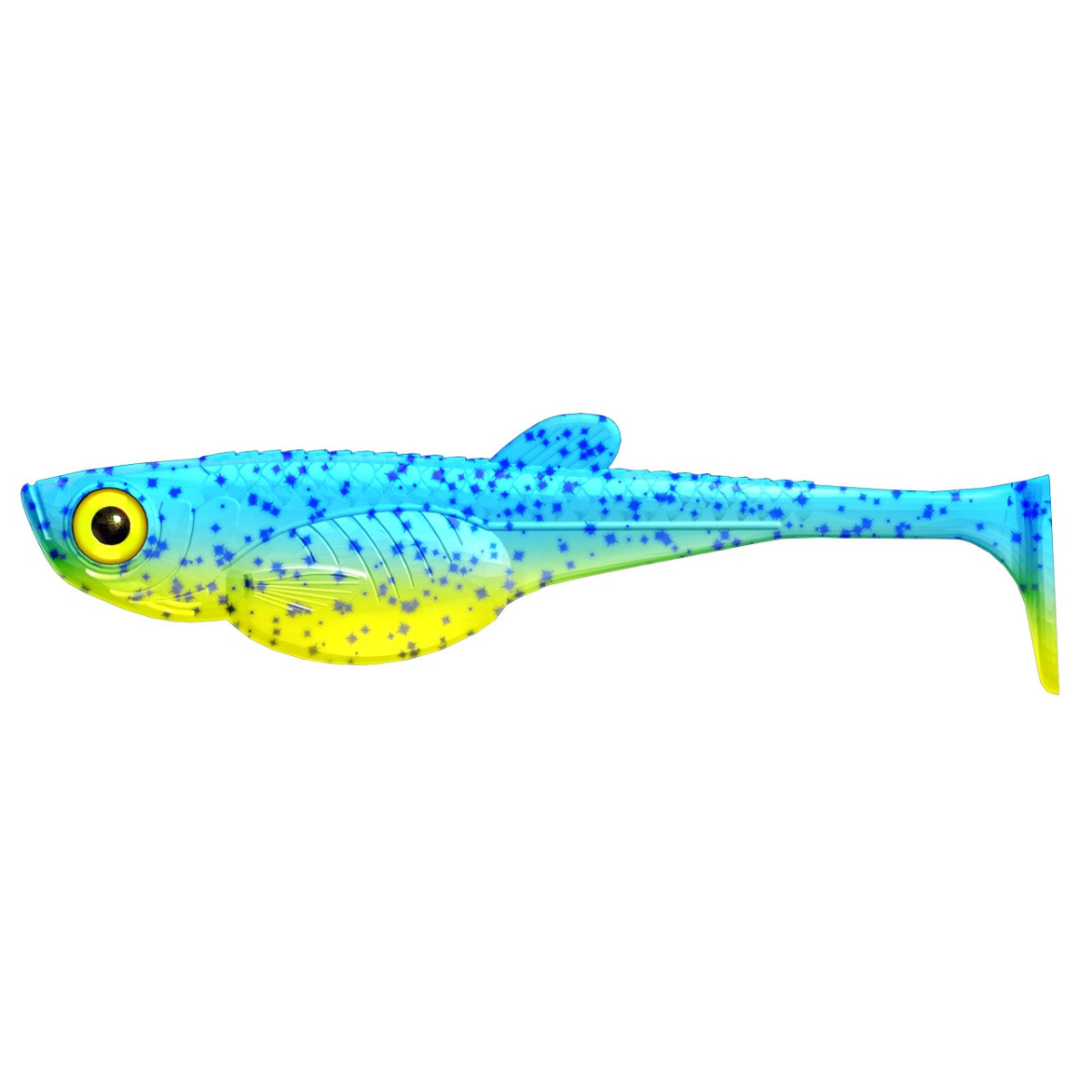 LB-ES8-127 Libra Lures Embrion Shad 8'' 20cm 1szt. - 127 / LIME CHARTREUSE BLUE