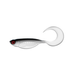 LB-ETT7-001 Libra Lures Embrion Twist Tail 7'' 18cm 1szt. - 001 / WHITE