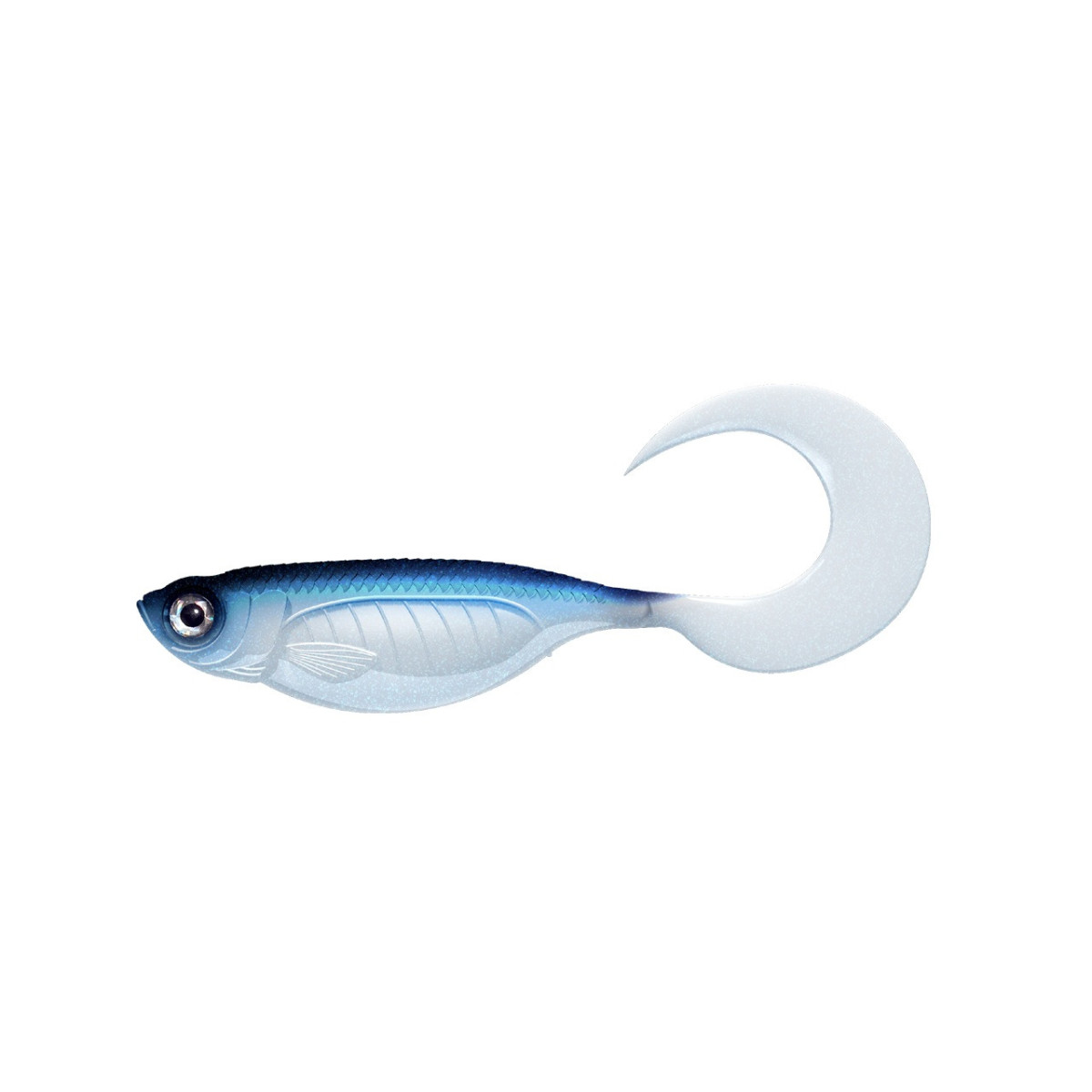 Libra Lures Embrion Twist Tail 7'' 18cm 1szt. - 003 / BLUE WHITEFISH
