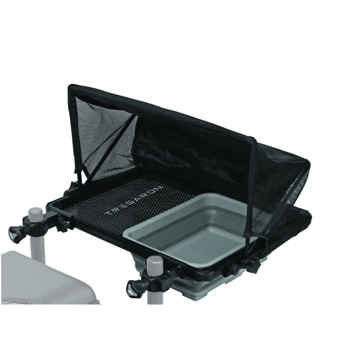 F0020038 Półka boczna z osłoną Flagman Tregaron Hoodie Side Tray With Bowl - Large