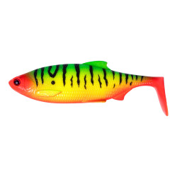 Warianty Guma Westin Ricky The Roach Shadtail 10cm - Fire Dot /EDYCJA DRAPIEŻNIK/