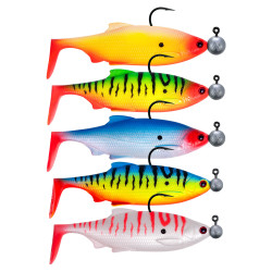 Zestaw zbrojonych gum Westin Ricky The Roach Shadtail 10cm - MIX 22 /EDYCJA DRAPIEŻNIK/