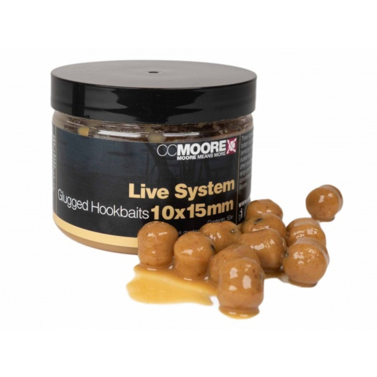 Przynęty CC Moore Gluuged Hookbaits 10x15mm - Live System