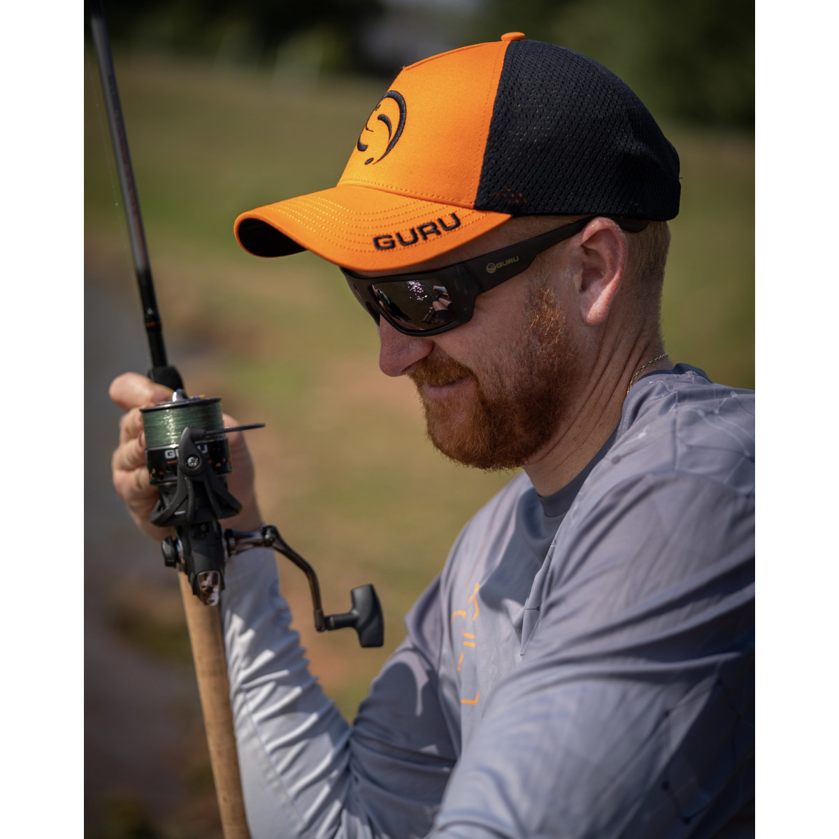 GBC16 Czapka z daszkiem Guru Guru Orange Trucker Cap