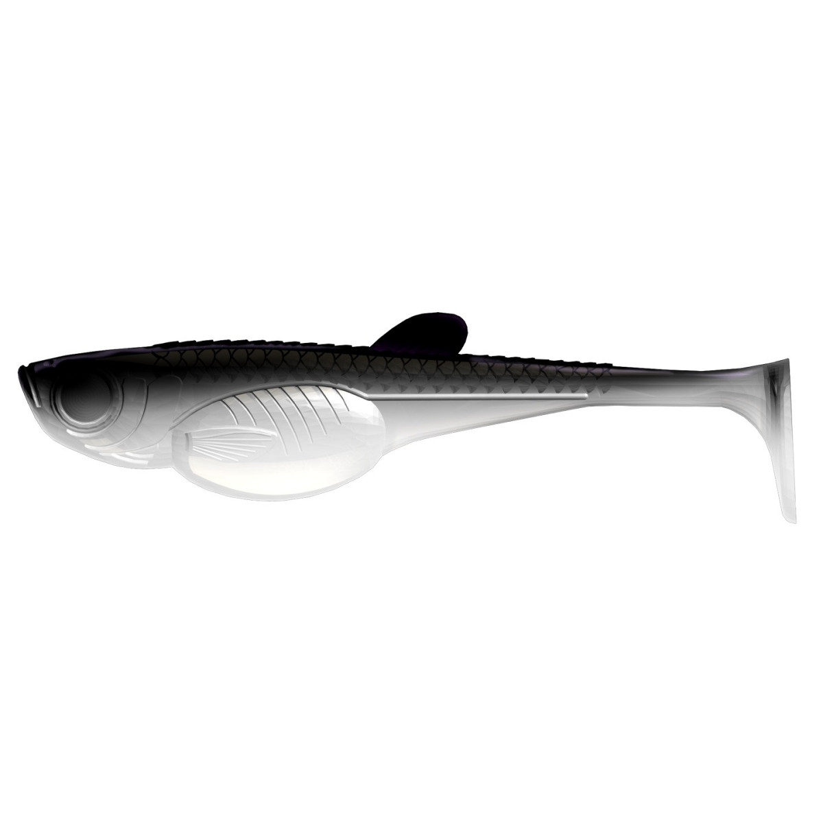 Libra Lures Embrion Shad - 001 / WHITE