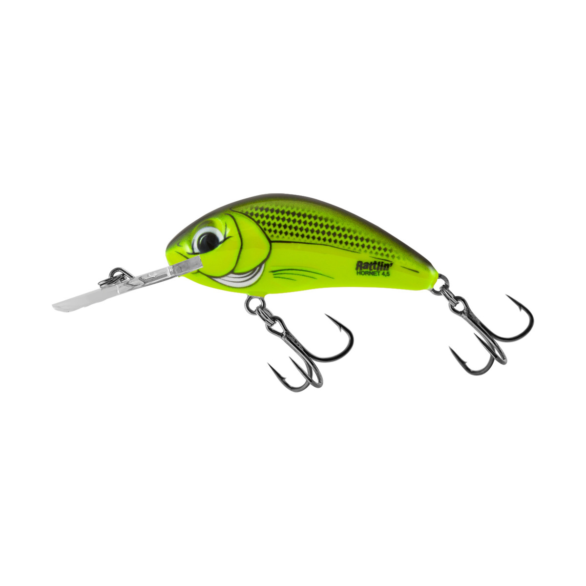 QRH639 Wobler Salmo Rattlin Hornet 4,5cm Floating - Chartreuse