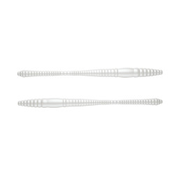 Libra Lures Dying Worm 7.0cm - 004 / SILVER PEARL