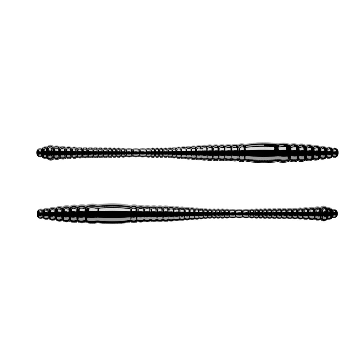 Libra Lures Dying Worm 8.0cm - 040 / BLACK