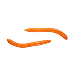 Libra Lures Fatty D’Worm 7.5cm - 011 / HOT ORANGE