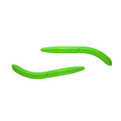 Libra Lures Fatty D’Worm 7.5cm - 026 / HOT APPLE GREEN