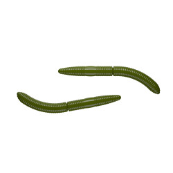 Libra Lures Fatty D’Worm 7.5cm - 031 / OLIVE
