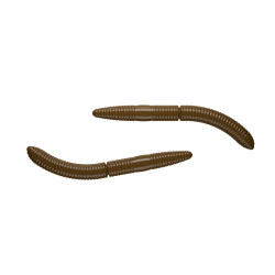 Libra Lures Fatty D’Worm 7.5cm - 038 / BROWN