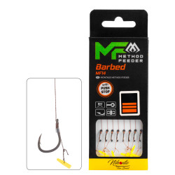Przypony Mikado Method Feeder MF14B Barbed / PLECIONKA / STOPER