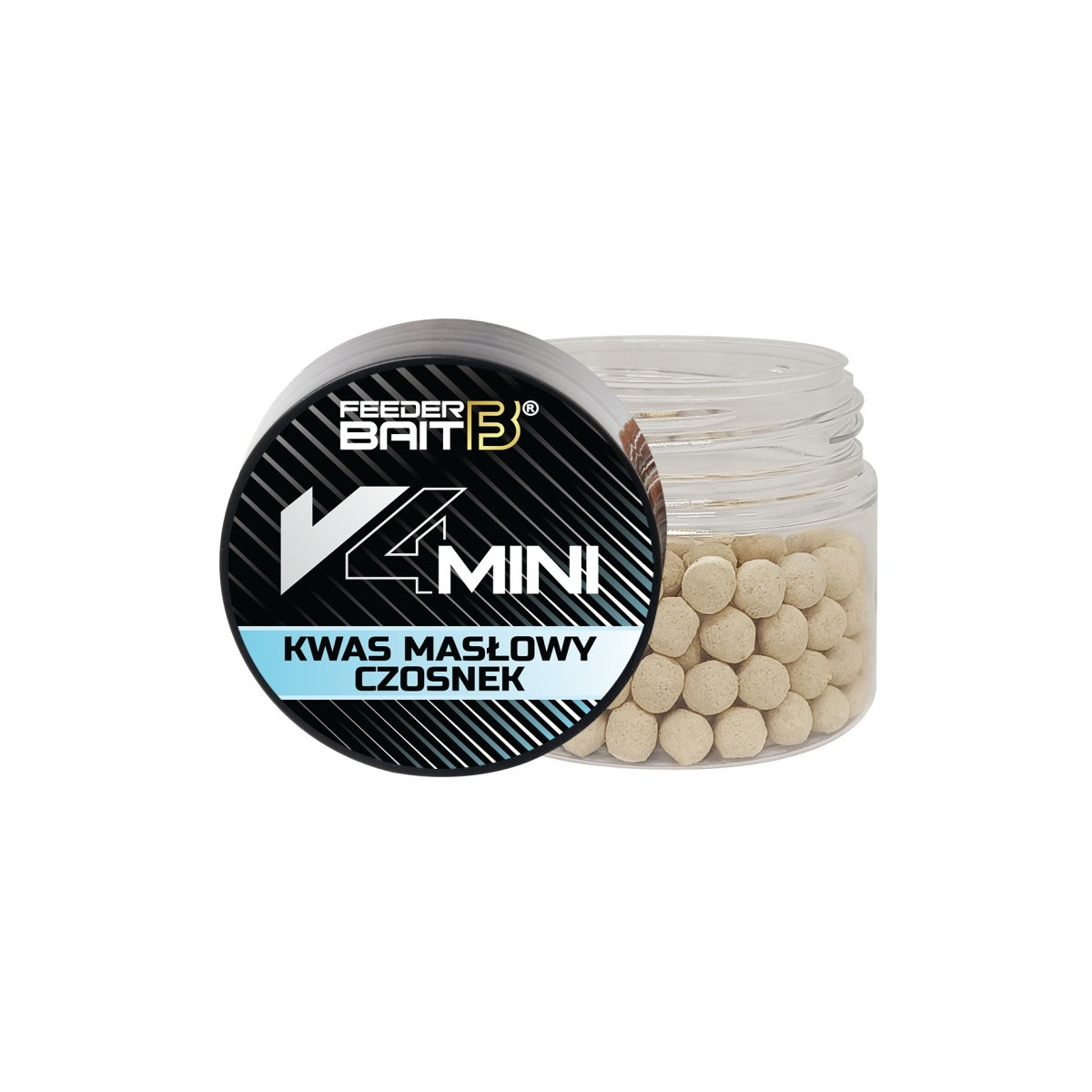 FBV-3 Feeder Bait V4 Mini Wafters 4mm - Kwas Masłowy & Czosnek