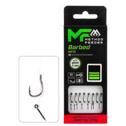 Przypony Mikado Method Feeder MF14B Barbed / ŻYŁKA / IGŁA