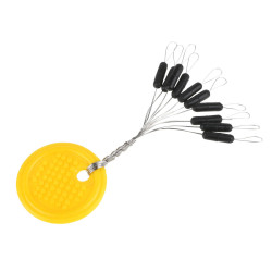 Stopery walcowe Mikado gumowe czarne