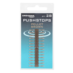 Stopery Drennan Pushstops - Pellet Brown