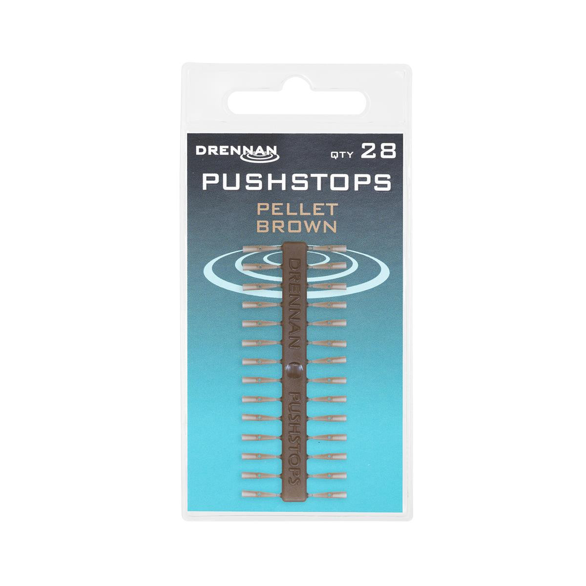Stopery Drennan Pushstops - Pellet Brown