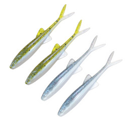 FM10PMIX Gumy Perch Professor Freakin Minnow 4" / 10cm - MIX KOLORÓW